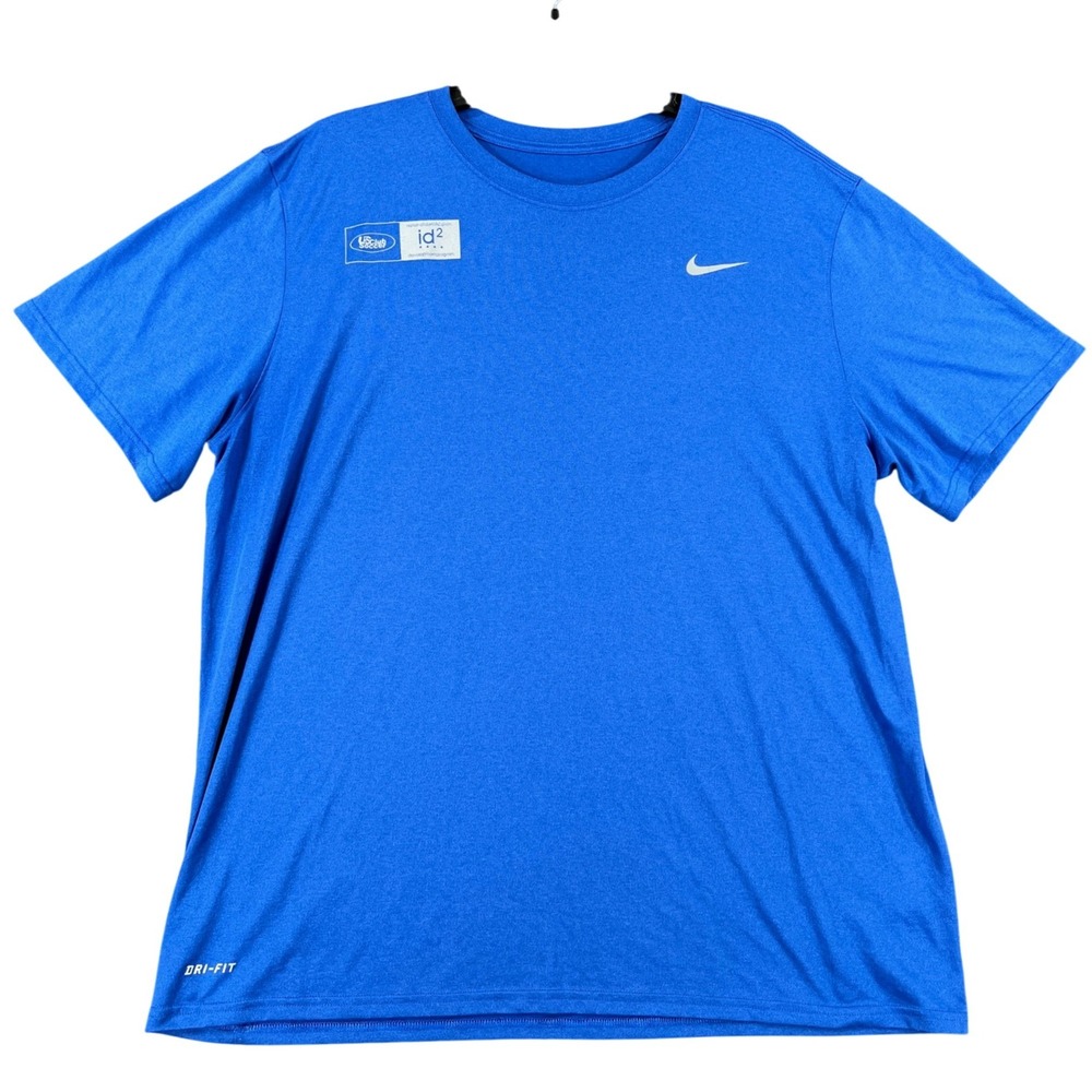 US Club Soccer Nike Shirt Mens XXL id2 Development Program Blue Training Tee